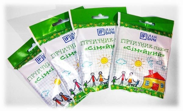 Гірчичник-пакет сімейний, 10 штук
