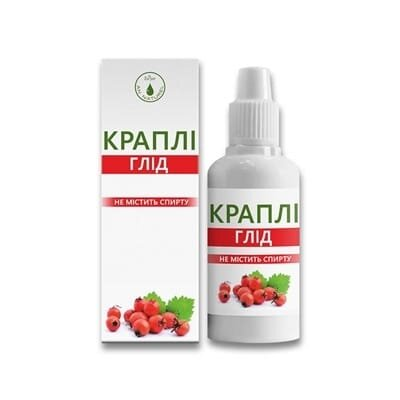 Глоду краплі по 30 мл у флак.