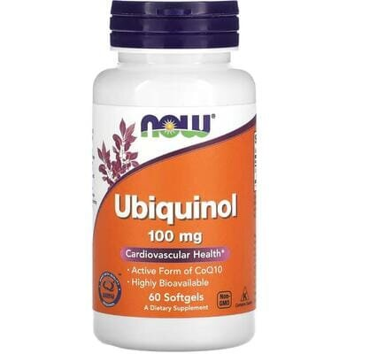 Убіхінол NOW Ubiquinol 100 мг капсули №60