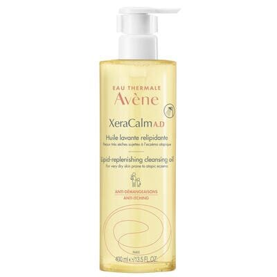Олія для душу Avene XeraCalm A.D очищуюча ліпідовідновлююча для сухої, схильної до атопії або свербежу шкіри, 400 мл