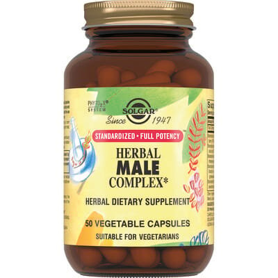 Трав'яний комплекс для чоловіків Solgar Herbal Male Complex вег. капсули №50
