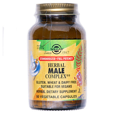 Трав'яний комплекс для чоловіків Solgar Herbal Male Complex вег. капсули №50