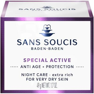 Крем-догляд Sans Soucis Special Active нічний насичений для дуже сухої шкіри, 50 мл