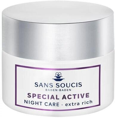 Крем-догляд Sans Soucis Special Active нічний насичений для дуже сухої шкіри, 50 мл