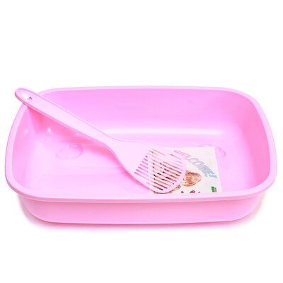 Комплект для кошенят Georplast Welcome kit (м'ячик, лопатка, лоток), 37х27х8,5 см