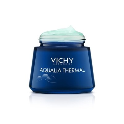 Крем-гель Vichy Aqualia Thermal нічний для глибокого зволоження, усуває ознаки втоми, 75 мл