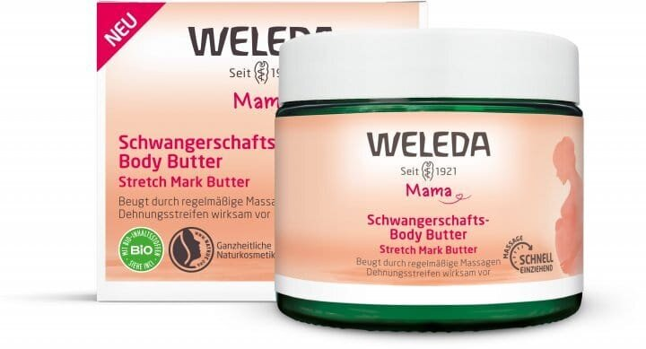Крем-баттер Weleda Mama для профілактики розтяжок, 150 мл