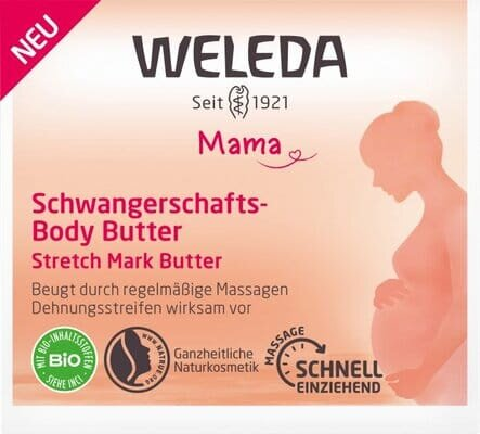 Крем-баттер Weleda Mama для профілактики розтяжок, 150 мл