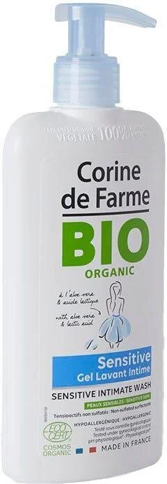 Гель для інтимної гігієни Corine de Farme Bio Organic Sensitive для чутливої шкіри, 250 мл