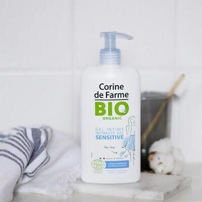 Гель для інтимної гігієни Corine de Farme Bio Organic Sensitive для чутливої шкіри, 250 мл