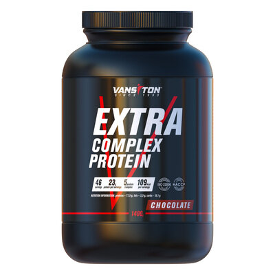 Протеїн Vansiton Extra Complex Protein, шоколад, 1,4 кг
