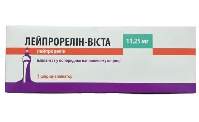 Лейпрорелін-Віста імплантат по 11.25 мг №1 у шпр.-аплік.