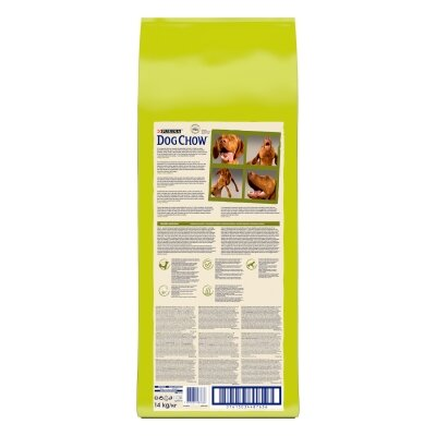 Корм сухий для дорослих собак Purina Dog Chow Adult Lamb зі смаком ягняти, 14 кг