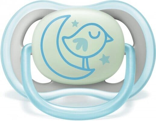 Пустушка силіконова Philips Avent Ultra Air Nighttime SCF376/21, 6-18 місяців, 2 шт