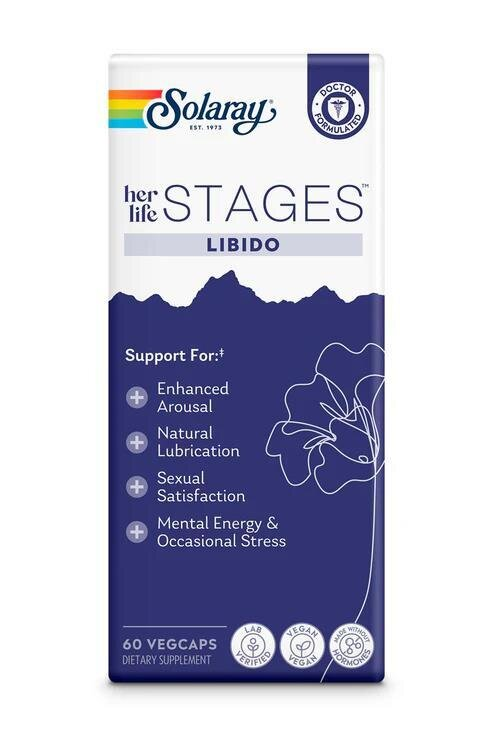 Комплекс для підтримки жіночого лібідо Solaray Womens Health Libido, 60 капсул