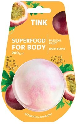 Бомбочка-гейзер для ванн Tink Passion Fruit, 200 г