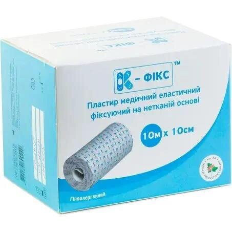 Пластир медичний К-фікс на нетканій основі, 10 м х 10 см