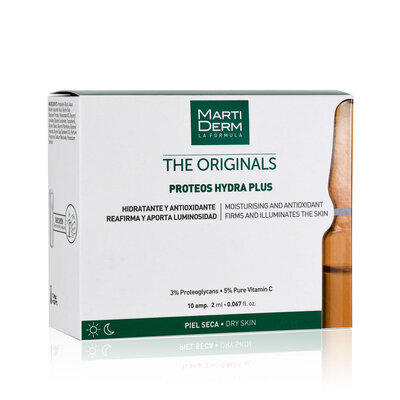 Ампули для обличчя MartiDerm Proteos Hydra Plus, 10 шт х 2 мл