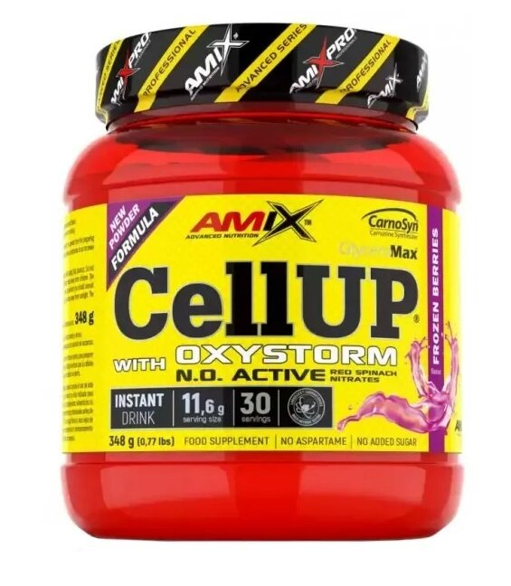 Передтренувальний комплекс Amix Nutrition CellUP with OXYSTORM заморожені ягоди, 348 г