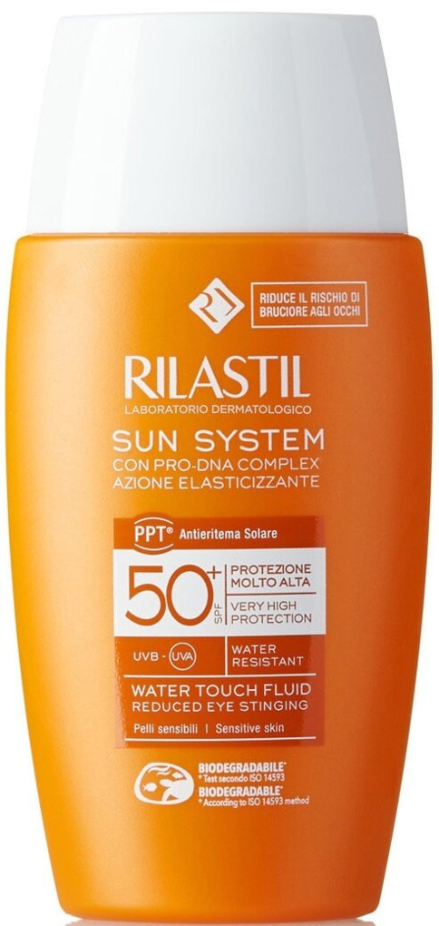 Флюїд для обличчя сонцезахисний Rilastil Sun System SPF 50+ золожуючий на водній основі, 50 мл