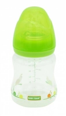 Пляшка для годування Baby Team 1005 з широким горлом, 150 мл