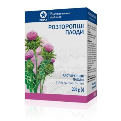 Розторопші плоди по 200 г у пач. з внут. пак.