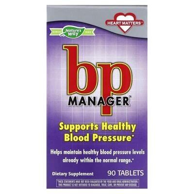 Комлекс Nature's Way BP Manager для нормалізації тиску, 90 таблеток