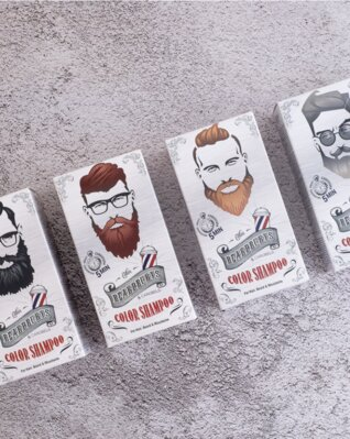 Набір для фарбування Beardburys 5N світло-коричневий для волосся, бороди і вусів, 30мл/45мл
