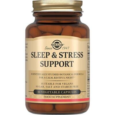 Комплекс для сну та стресу Solgar Sleep & Stress Support вег. капсули №30