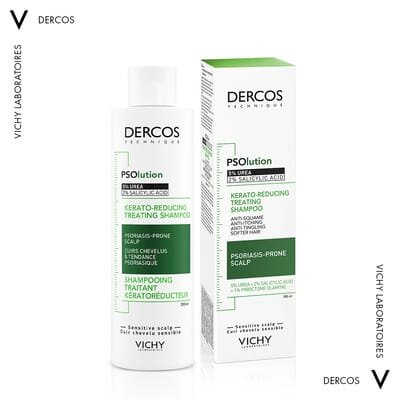 Шампунь Vichy Dercos PSOlution кератолітичний для шкіри голови з проявами лущення і свербіння, 200 мл