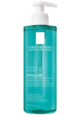 Набір La Roche-Posay Effaclar (Гель-мікропілінг для проблемної шкіри обличчя і тіла, 400 мл + гель-крем Duo+M для проблемної шкіри, 15 мл)