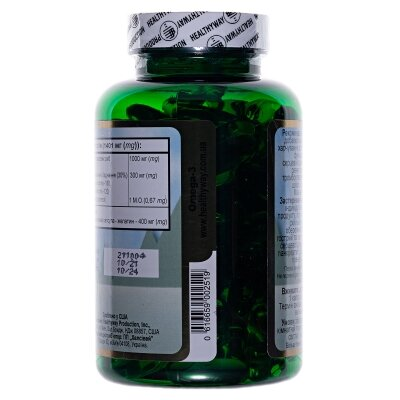 Омега-3 Healthyway Production капсули №120 у флак.