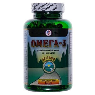 Омега-3 Healthyway Production капсули №120 у флак.