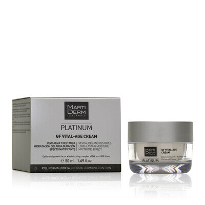 Крем для обличчя MartiDerm Platinum Gf Vital-Age для нормальної та комбінованої шкіри, 50 мл