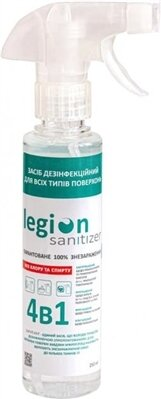 Засіб для дезінфекції Legion sanitizer, 250 мл з розпил.