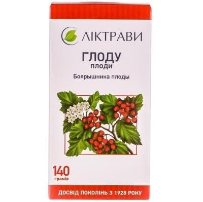 Глоду плоди по 140 г у пач. з внут. пак.