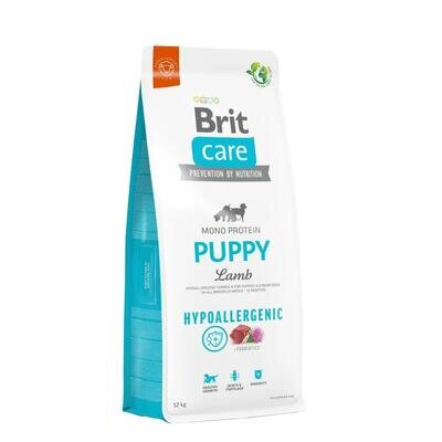 Корм сухий Brit Care Dog Hypoallergenic Puppy гіпоалергенний для цуценят всіх порід, ягня, 12 кг