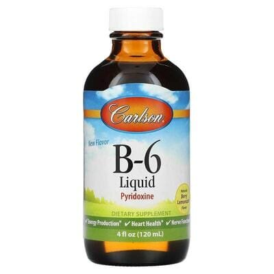 Вітамін В6 Carlson Labs Vitamin B-6 Liquid 100 мг, 120 мл