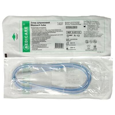 Зонд шлунковий Medicare Stomach tube 12Fr, 1 штука