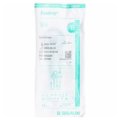 Крапельниця-регулятор B.Braun Exadrop Neutrapur 4062264 з інтегр. наб. для в/в вливань 150 см