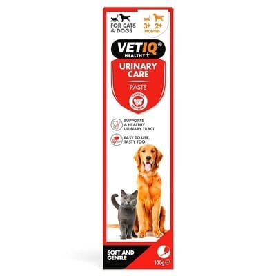 Паста VetIQ Urinary Care для підтримки здоров'я сечовивідних шляхів у котів та собак, 100 г
