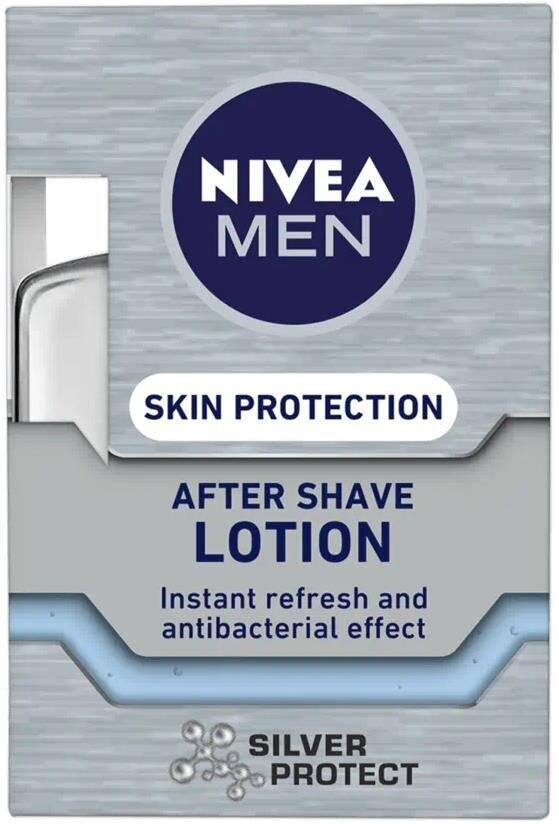 Лосьйон після гоління Nivea Men Silver Protect Срібний захист з антибактеріальним ефектом (81340), 100 мл