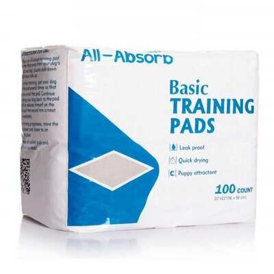 Пелюшки для собак All-Absorb Basic 56 см х 56 см, 100 штук