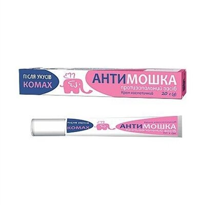 Крем косметичний Антимошка після укусів комах, 20 г