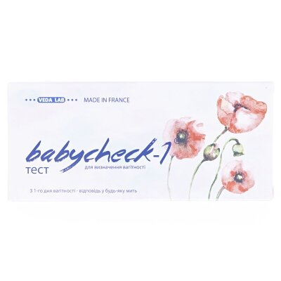 Тест-смужка Babycheck-1 для визначення вагітності, 1 штука