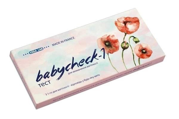 Тест-смужка Babycheck-1 для визначення вагітності, 1 штука