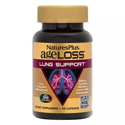 Комплекс для підтримки легень Nature's Plus AgeLoss Lung Support капсули №90