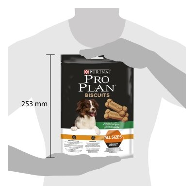 Ласощі для дорослих собак Purina Pro Plan Biscuits печиво з ягням та рисом, 400 г