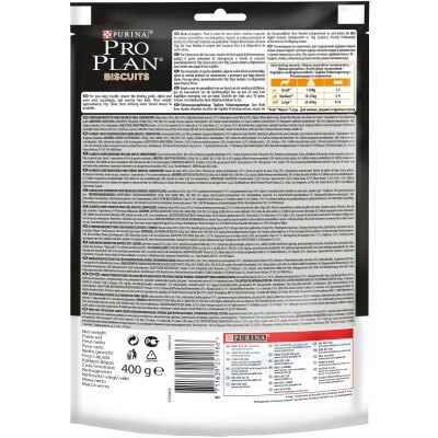 Ласощі для дорослих собак Purina Pro Plan Biscuits печиво з ягням та рисом, 400 г