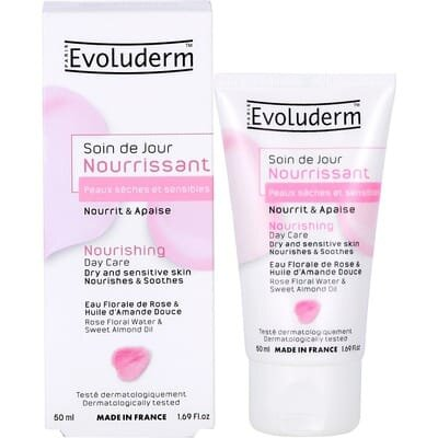 Крем для обличчя Evoluderm для сухої та чутливої шкіри живильний, 50 мл